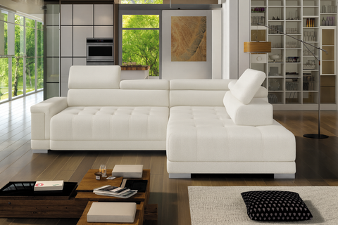 CARINA L 115" x 86.5" Wide Sectional with Electric Seat Extension
