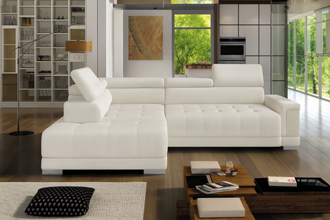 CARINA L 115" x 86.5" Wide Sectional with Electric Seat Extension