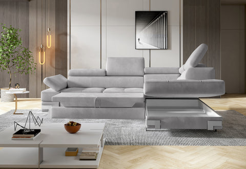 APRILLA L 103"x 88" Wide Sleeper Sectional with Storage
