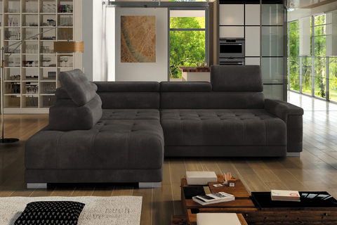 CARINA L 115" x 86.5" Wide Sectional with Electric Seat Extension