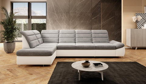 DONATELLA L2 136" x 80.5" Wide Sleeper Sectional with Storage