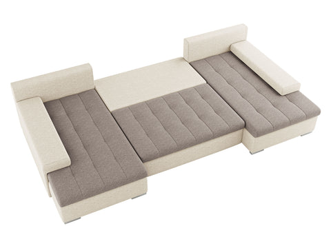 CESARE MAX 135" x 71.5" Wide Sleeper Sectional with Storage