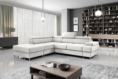 GALAXY L 103" x 88"  Wide Sleeper Sectional with Storage