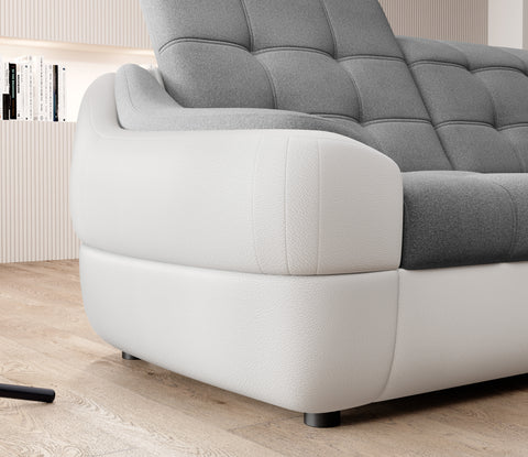 ALVARO L 107" x 80.5" Wide Sleeper Sectional with Storage