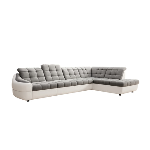 ALVARO L2 136" x 85" Wide Sleeper Sectional with Storage