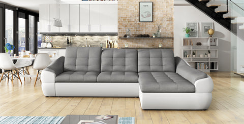 ALVARO MINI 114"x 74.5" Wide Sleeper Sectional with Storage