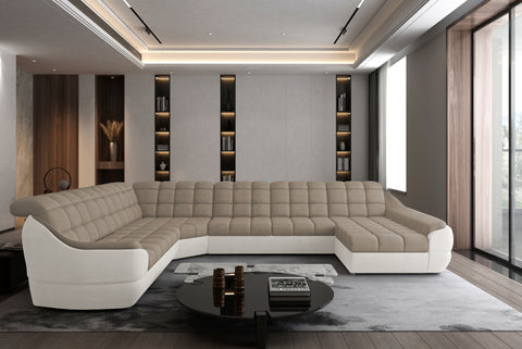 ALVARO XL 153"x 122"x 74.5" Wide Sleeper Sectional with Storage