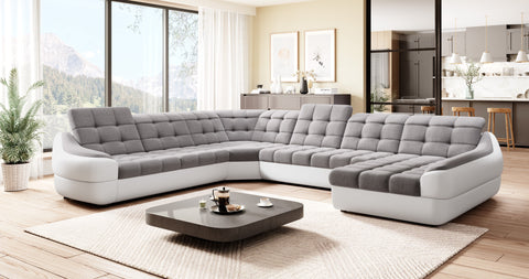 ALVARO XL 153"x 122"x 74.5" Wide Sleeper Sectional with Storage