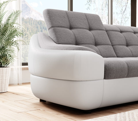 ALVARO XL 153"x 122"x 74.5" Wide Sleeper Sectional with Storage