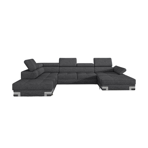 APRILLA XL 133.5"x 87.5" x 69" Wide Sleeper Sectional with Storage