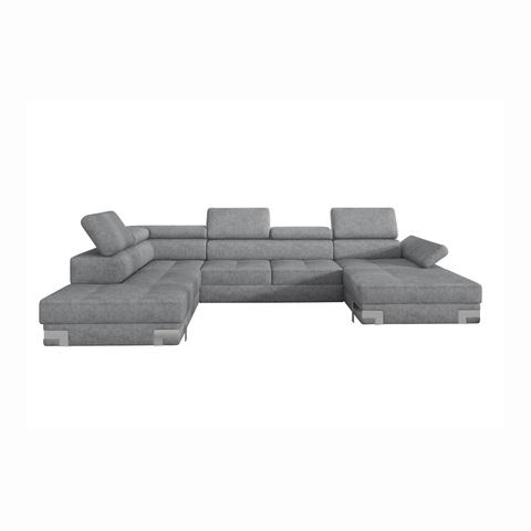 APRILLA XL 133.5"x 87.5" x 69" Wide Sleeper Sectional with Storage