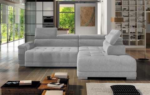 CARINA L 115" x 86.5" Wide Sectional with Electric Seat Extension