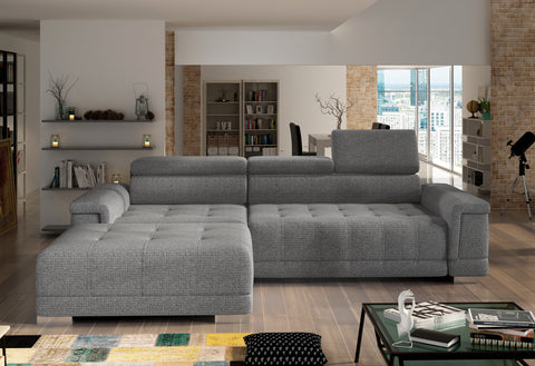 CARINA MINI 108" x 70" Wide Sectional with Electric Seat Extension