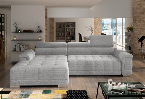 CARINA MINI 108" x 70" Wide Sectional with Electric Seat Extension