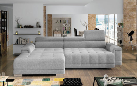 CARINA MINI 108" x 70" Wide Sectional with Electric Seat Extension