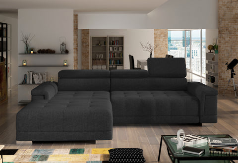 CARINA MINI 108" x 70" Wide Sectional with Electric Seat Extension