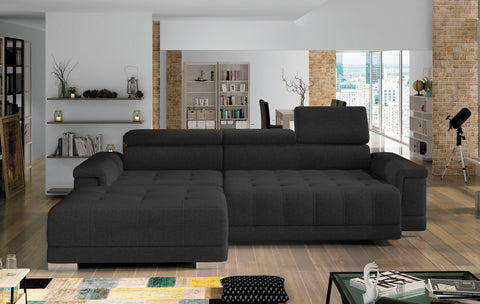 CARINA MINI 108" x 70" Wide Sectional with Electric Seat Extension