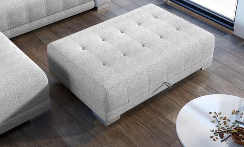 CARINA Ottoman with Storage 53 x 28 in