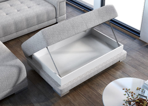 CARINA Ottoman with Storage 53 x 28 in