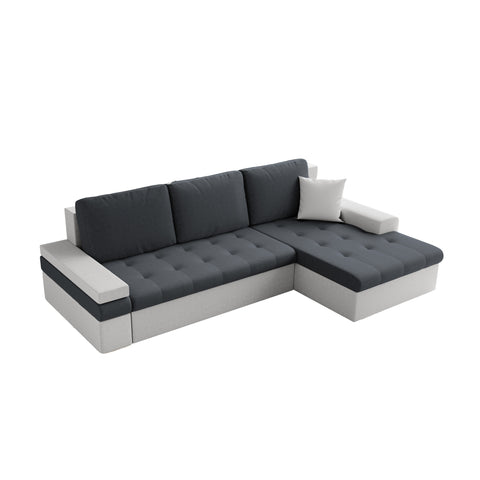 CESARE MINI L 108" x 71.5" Wide Sleeper Sectional with Storage