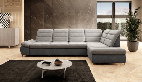 DONATELLA L2 136" x 80.5" Wide Sleeper Sectional with Storage