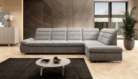DONATELLA L2 136" x 80.5" Wide Sleeper Sectional with Storage