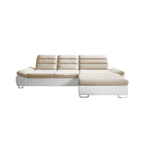 DONATELLA MINI 120.5" x 74.5" Wide Sleeper Sectional with Storage