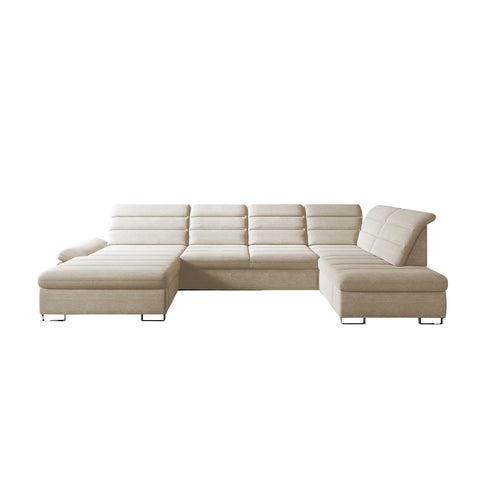 DONATELLA XL 145" x 84" x 74.5" Wide Sleeper Sectional with Storage