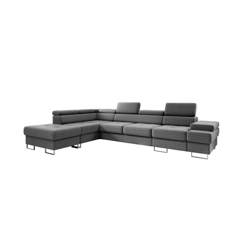GALAXY L2 131" x 88" Wide Sleeper Sectional with Storage