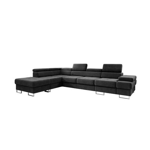 GALAXY L2 131" x 88"  Wide Sleeper Sectional with Storage