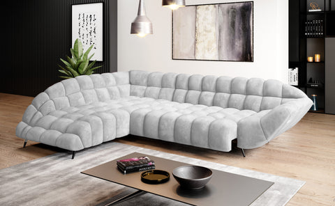 GIRRO 109" x 77" Wide Sectional with Electric Seat Extension