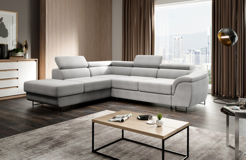 LAGOZZO L 107" x 86" Wide Sleeper Sectional with Storage