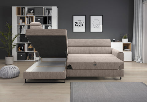 NEO L 98" x 72.5" Wide Sleeper Sectional with Storage