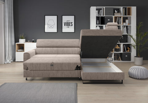 NEO L 98" x 72.5" Wide Sleeper Sectional with Storage
