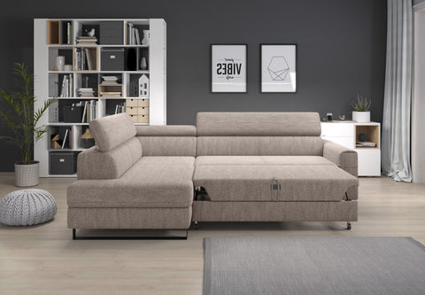 NEO L 98" x 72.5" Wide Sleeper Sectional with Storage