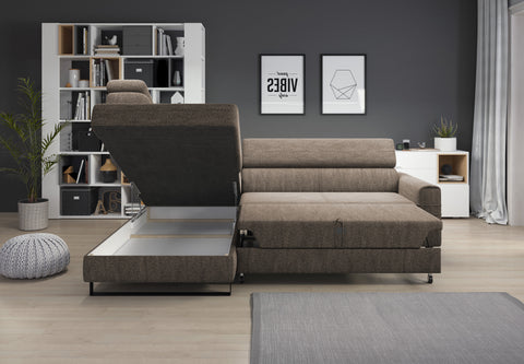 NEO L 98" x 72.5" Wide Sleeper Sectional with Storage