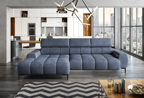 PALACE MINI 106" x 69.5" Wide Sectional with Electric Seat Extension