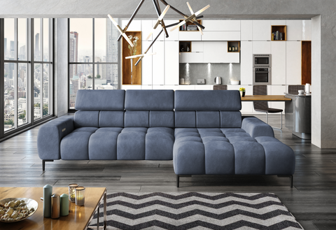 PALACE MINI 106" x 69.5" Wide Sectional with Electric Seat Extension