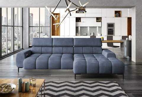 PALACE MINI 106" x 69.5" Wide Sectional with Electric Seat Extension