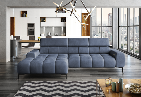 PALACE MINI 106" x 69.5" Wide Sectional with Electric Seat Extension