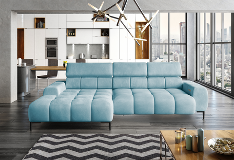 PALACE MINI 106" x 69.5" Wide Sectional with Electric Seat Extension