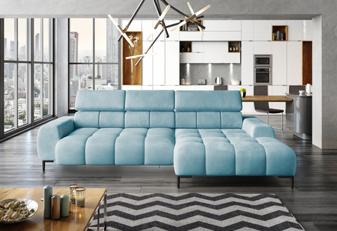 PALACE MINI 106" x 69.5" Wide Sectional with Electric Seat Extension