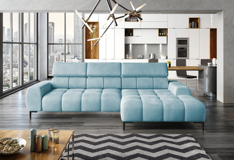 PALACE MINI 106" x 69.5" Wide Sectional with Electric Seat Extension