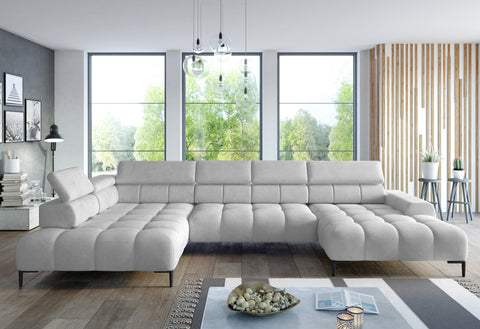 PALACE XL 151.5" x 85" x 68.5" Wide Sectional with Electric Seat Extension