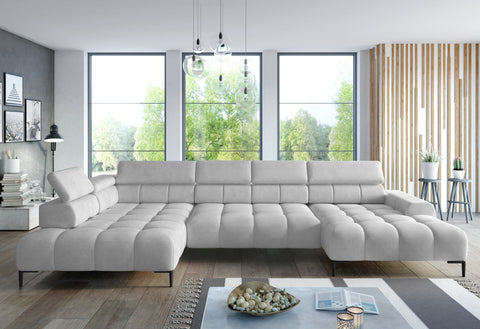 PALACE XL 151.5" x 85" x 68.5" Wide Sectional with Electric Seat Extension