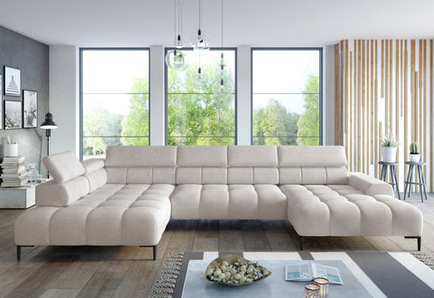 PALACE XL 151.5" x 85" x 68.5" Wide Sectional with Electric Seat Extension