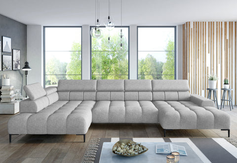 PALACE XL 151.5" x 85" x 68.5" Wide Sectional with Electric Seat Extension