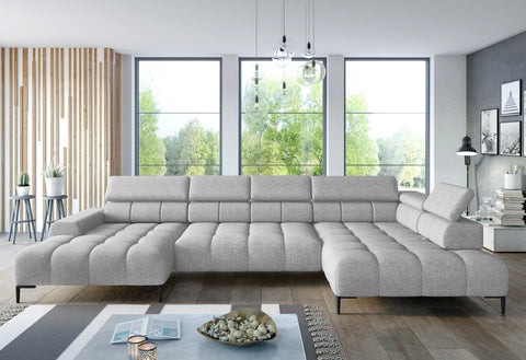 PALACE XL 151.5" x 85" x 68.5" Wide Sectional with Electric Seat Extension