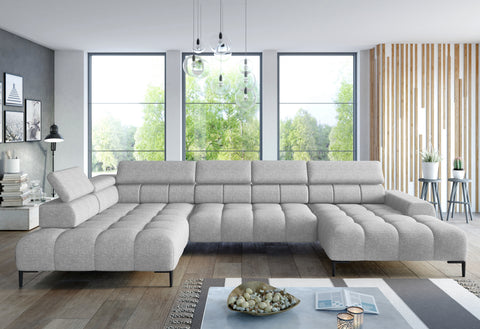 PALACE XL 151.5" x 85" x 68.5" Wide Sectional with Electric Seat Extension