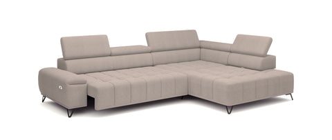 PALOSSO L 126" x 86" Wide Sectional with Electric Seat Extension